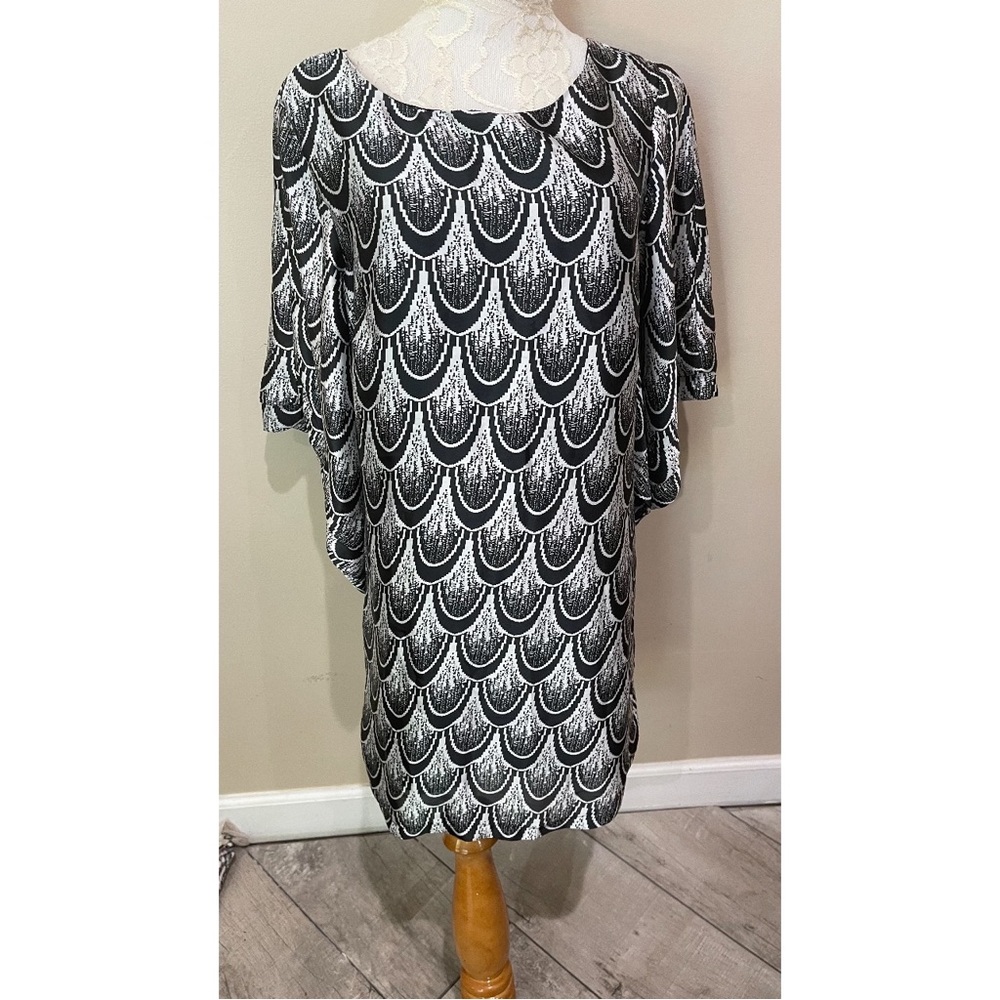 Hypr Womens Black Print Dress Size s